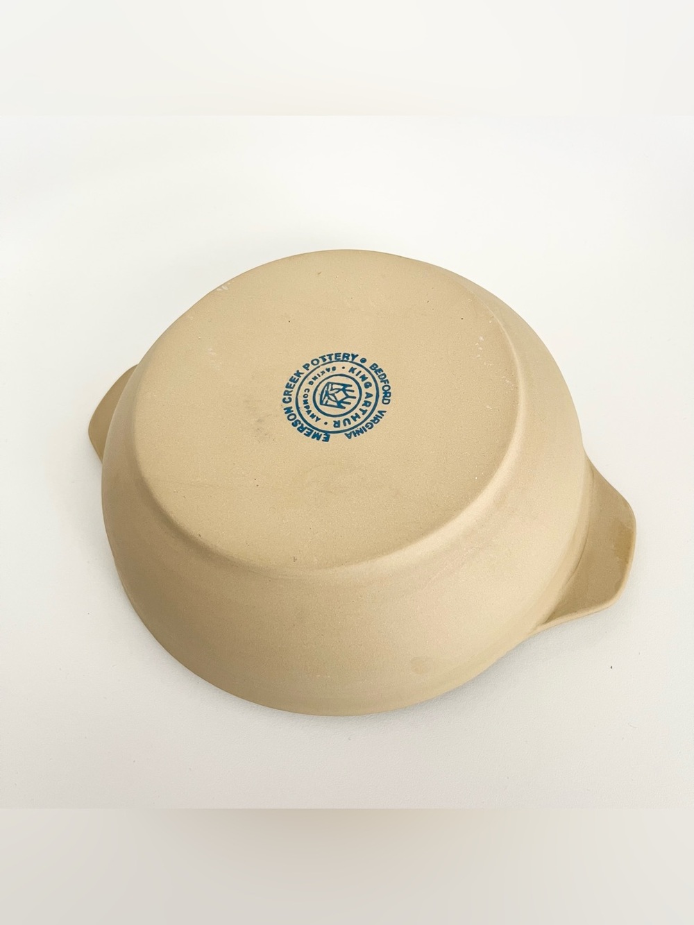 Emerson Creek Pottery King Arthur Clay Bread Baking Bowl Round Loaf Made in USA - Picture 4 of 8